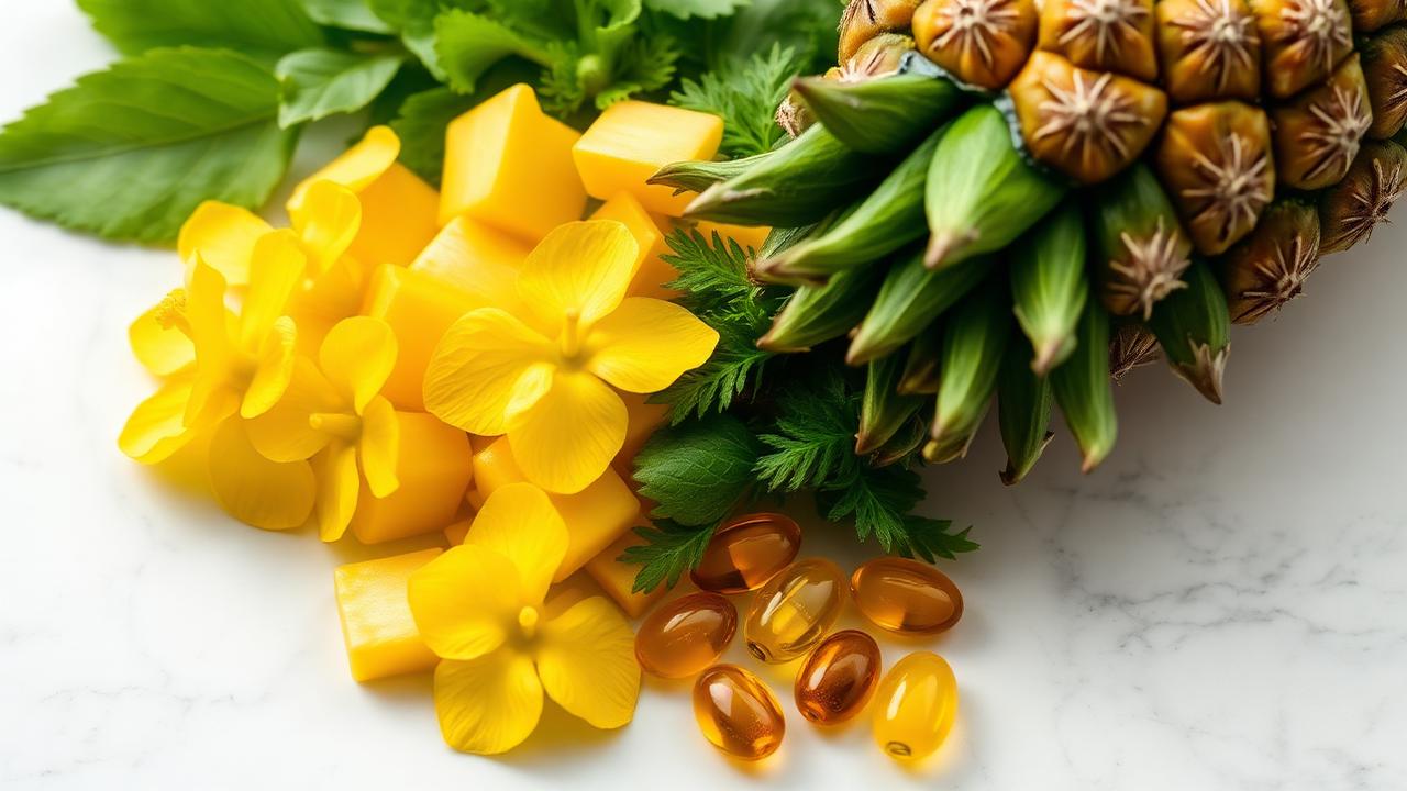 Natural botanical ingredients used in PollenWise